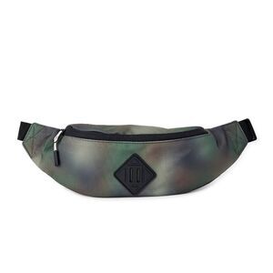 No Boundaries Men's Flat Fanny Pack Bag with Multiple Colors Tie dye